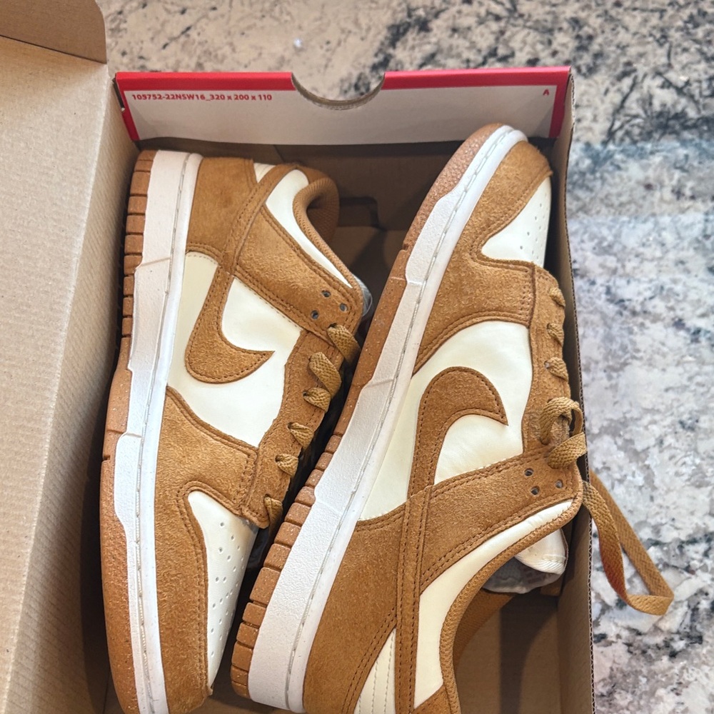 Nike Dunk Low Women's Sneakers in Coconut Milk and Flax